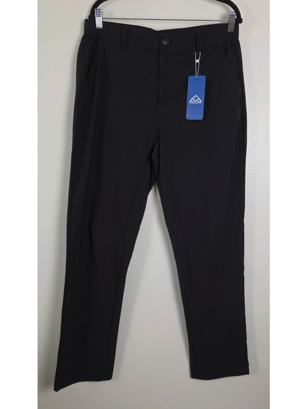Outdoor Sports Mens W34 x L31 Black Lightweight Stretch Pants